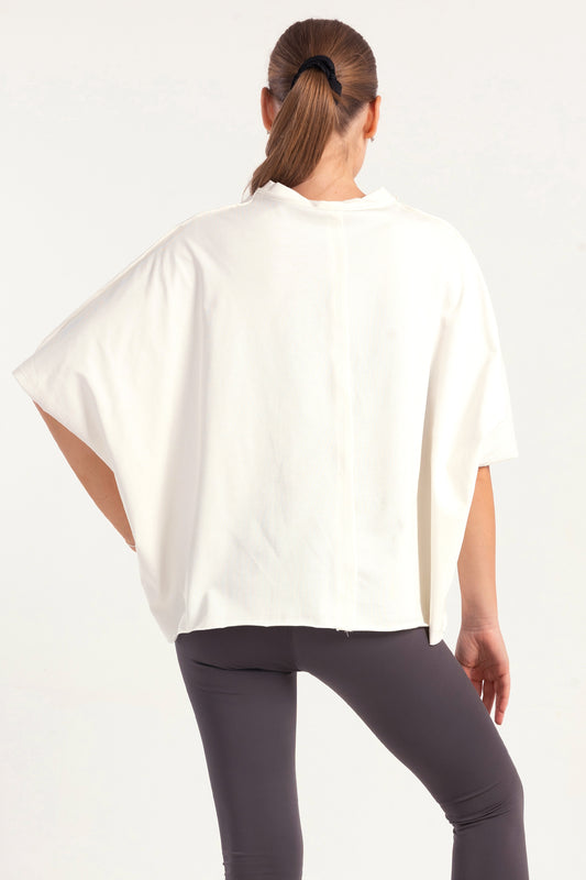 White Flow Boxy Top