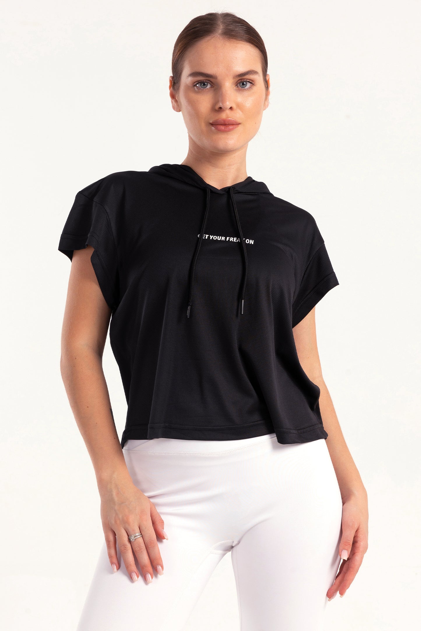 Black Core Charge Short Sleeve Top