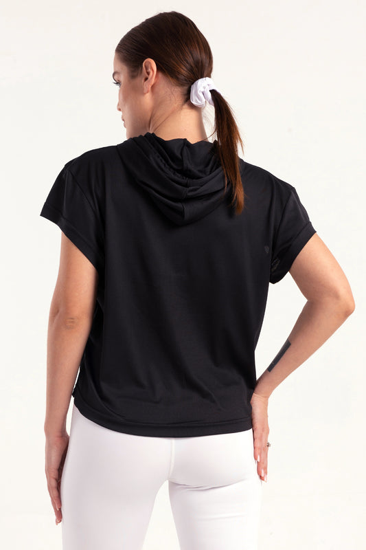 Black Core Charge Short Sleeve Top