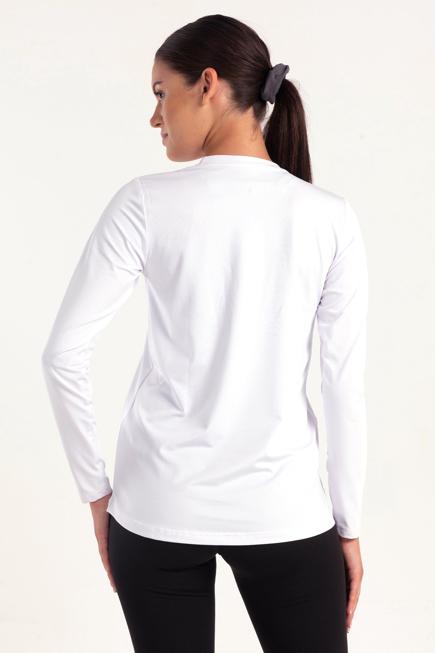 White Long Sleeve Top
