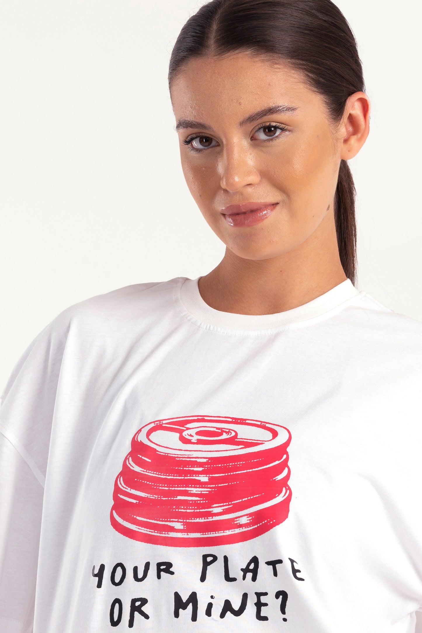 Your Plate Or Mine Cropped T-shirt