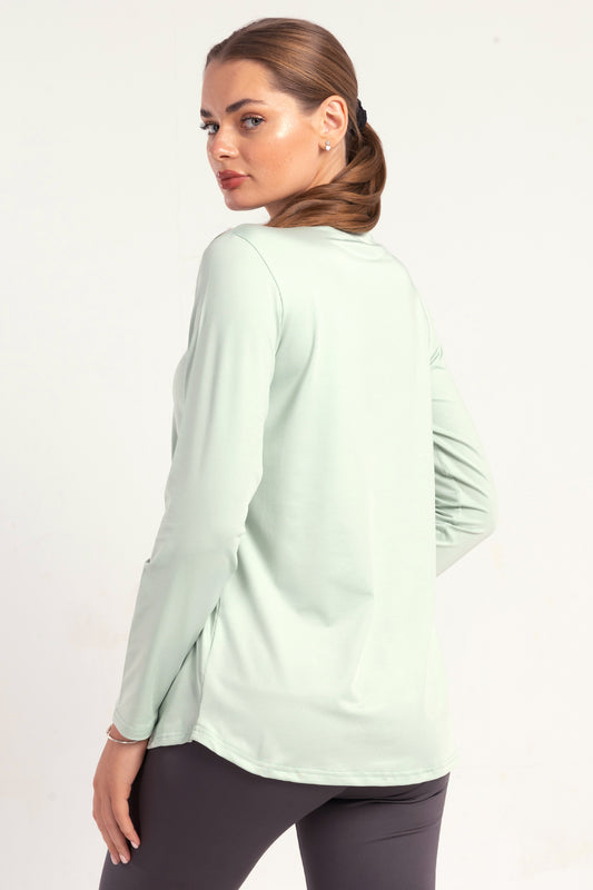 Mint Long Sleeve Top