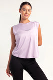 Lilac Back Detail Top