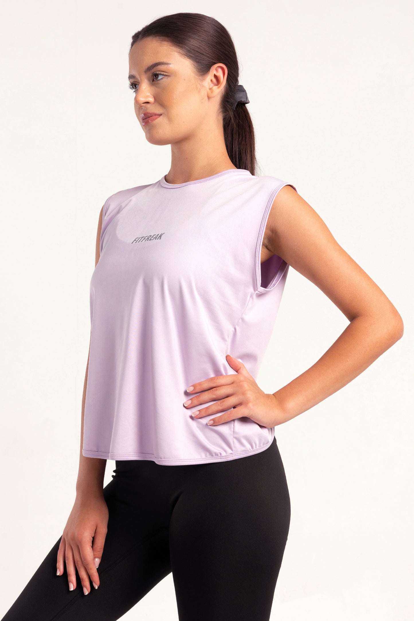 Lilac Back Detail Top