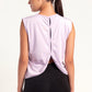Lilac Back Detail Top