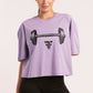 Barbell Babe Cropped T-shirt