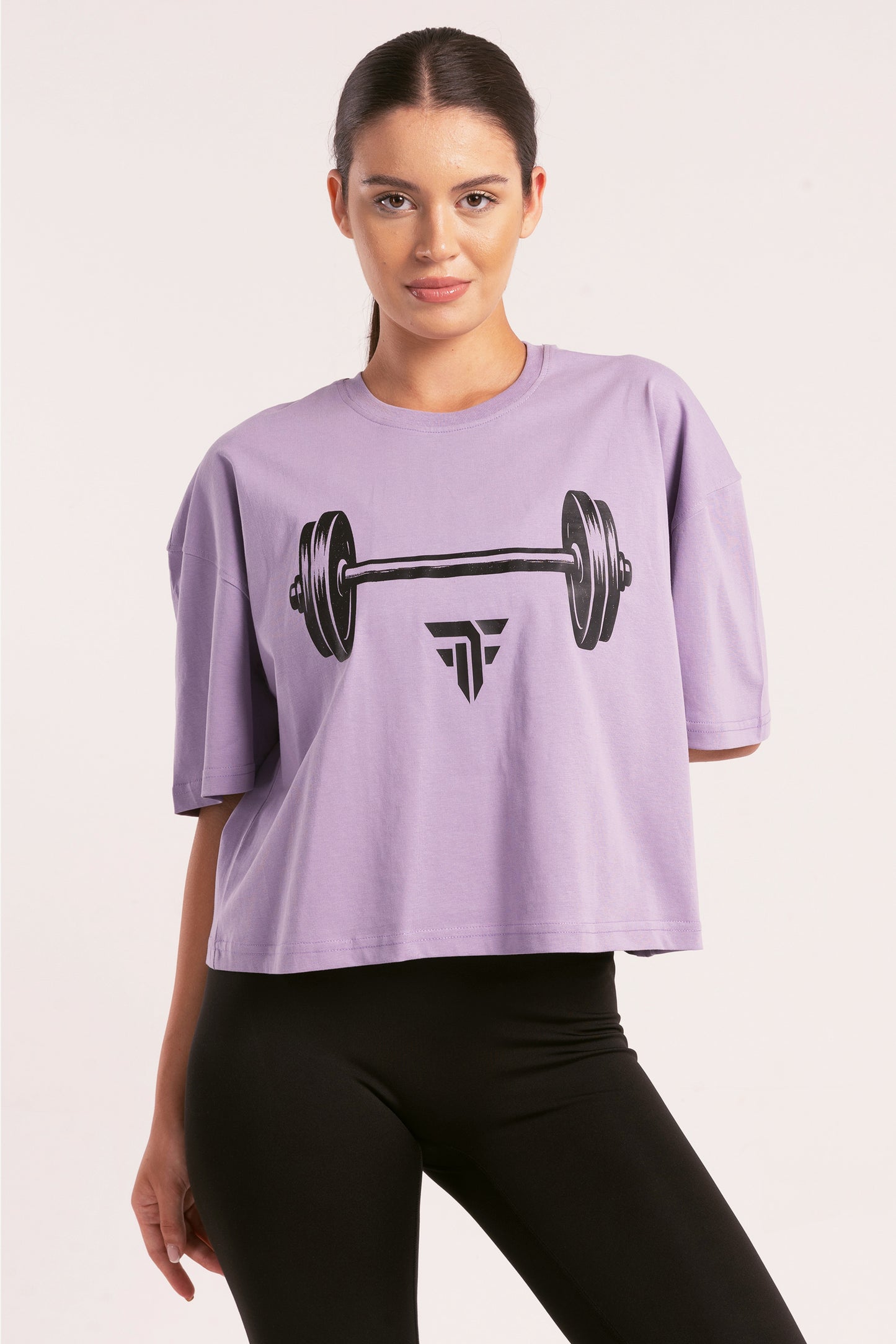 Barbell Babe Cropped T-shirt