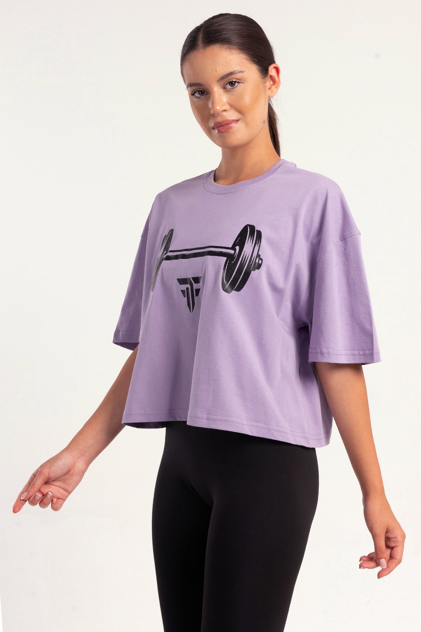 Barbell Babe Cropped T-shirt
