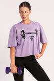 Barbell Babe Cropped T-shirt