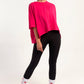 Fuchsia Flow Boxy Top