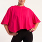 Fuchsia Flow Boxy Top