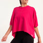 Fuchsia Flow Boxy Top