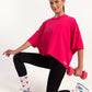 Fuchsia Flow Boxy Top