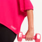 Fuchsia Flow Boxy Top
