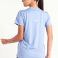 Sky Blue Running Half Sleeve Top
