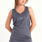 Smoke Grey Sleeveless Top