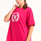 Iconic Chest Print Oversized T-shirt