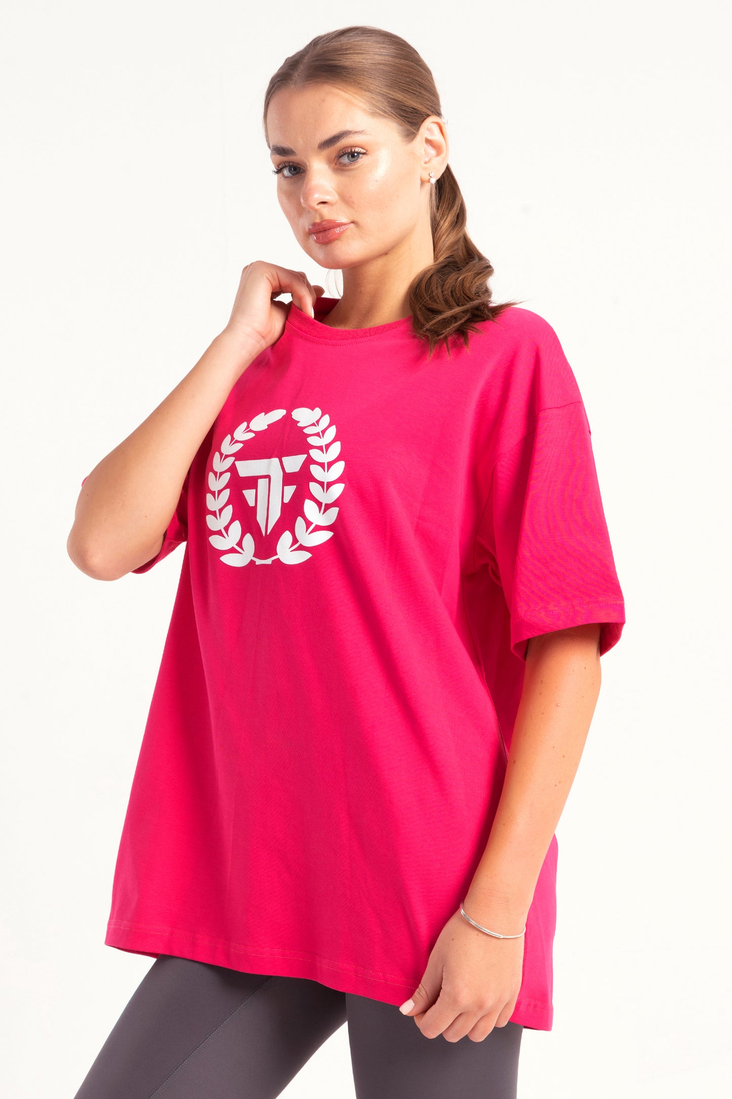 Iconic Chest Print Oversized T-shirt