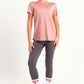 Rose Running Half Sleeve Top