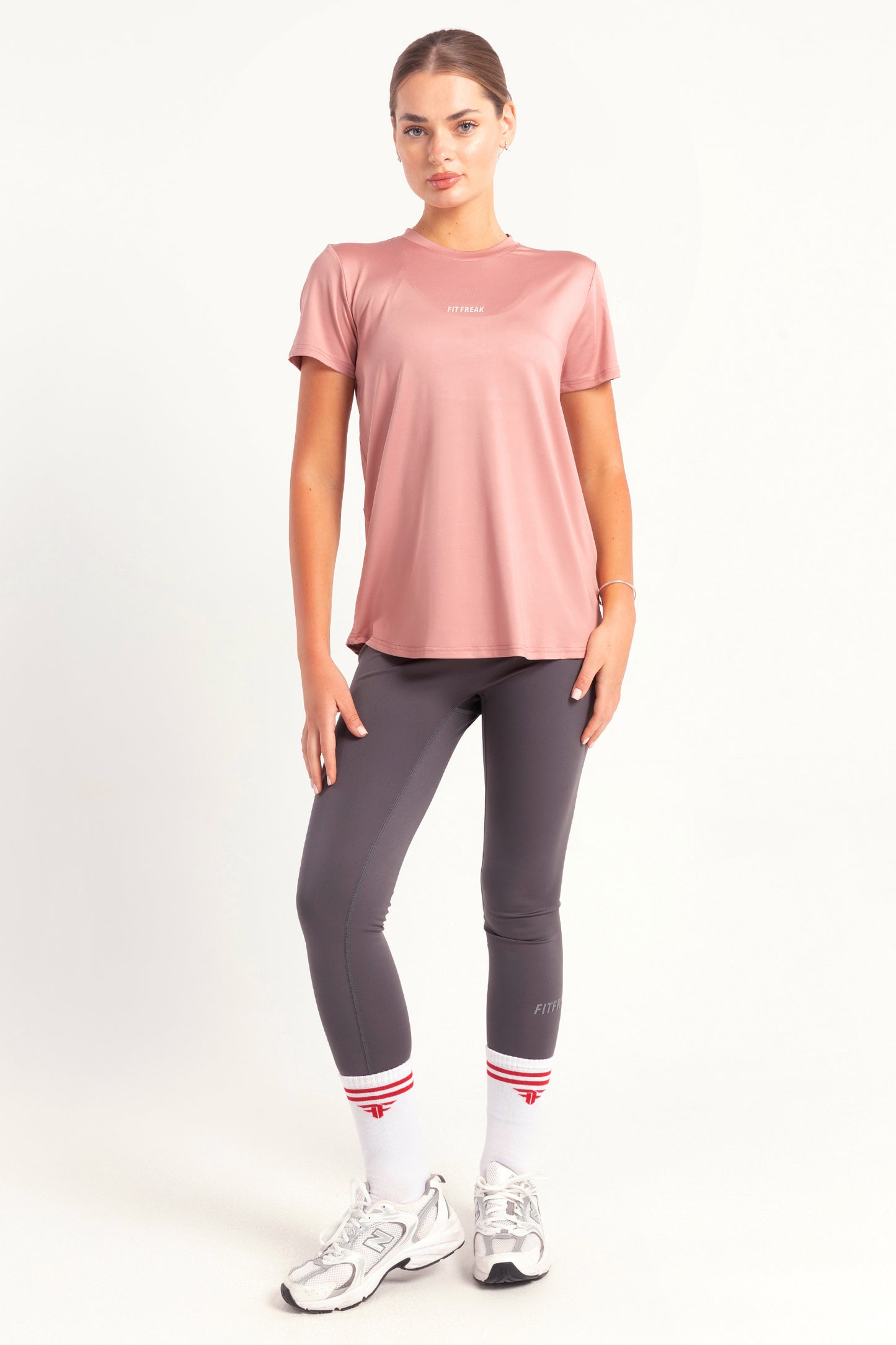 Rose Running Half Sleeve Top