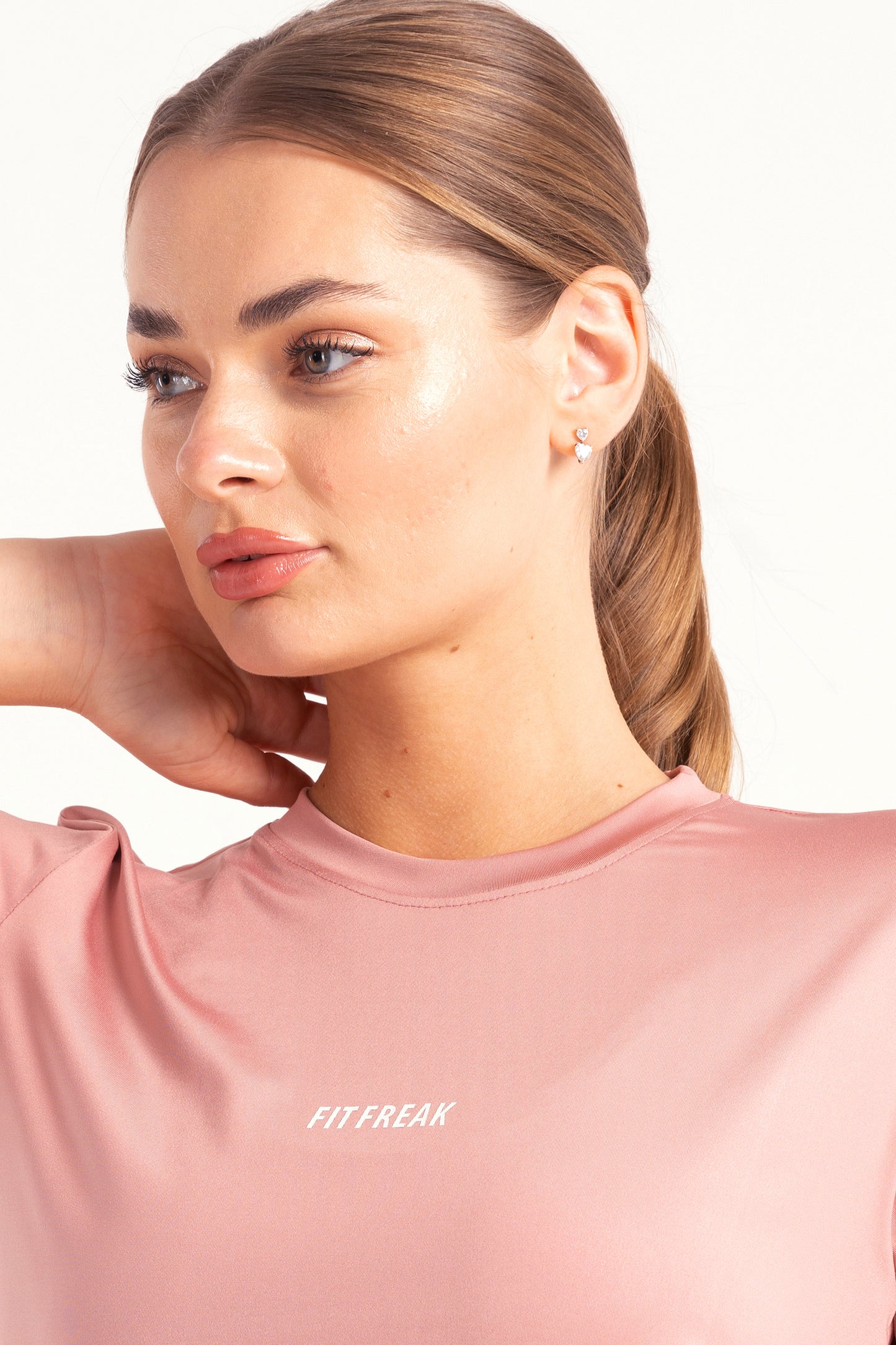 Rose Running Half Sleeve Top