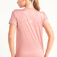 Rose Running Half Sleeve Top