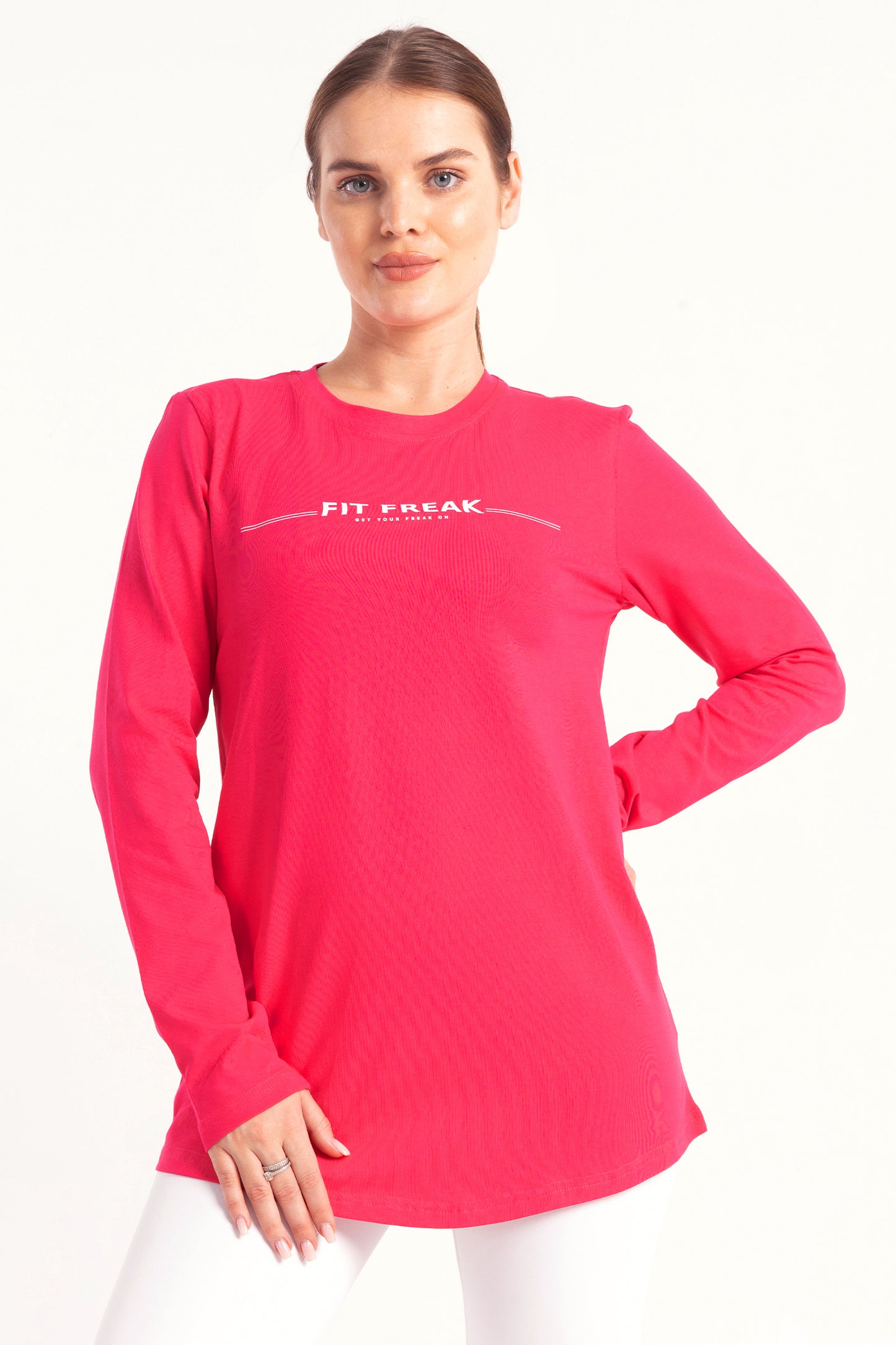 Fuchsia Limitless Long Sleeve Top