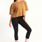 Toffee Core Statement Cropped T-shirt