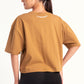Toffee Core Statement Cropped T-shirt