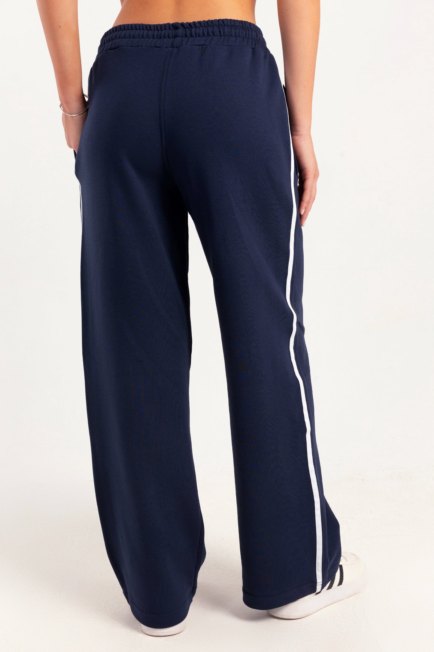 Navy Game On Shield Sweatpants