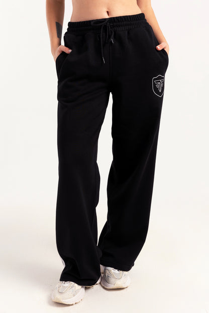 Black Game On Shield Sweatpants - bottom