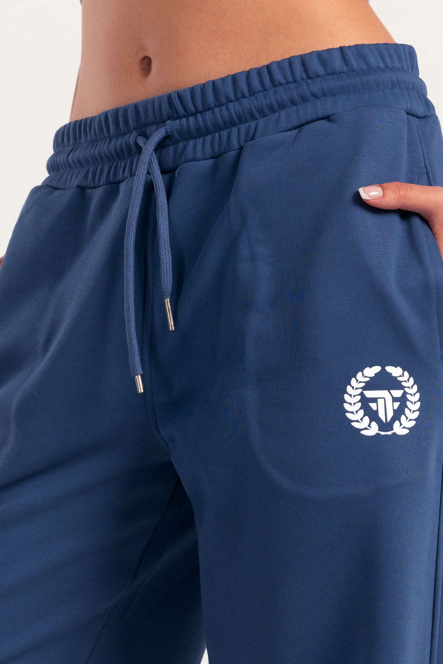 Steel Blue Elite Crest sweatpants