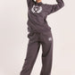 Grey Elite Crest Oversized Hoodie