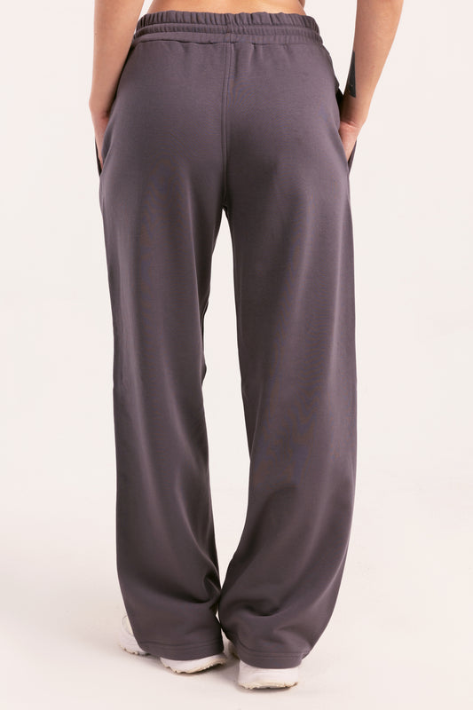 Grey Elite Crest sweatpants