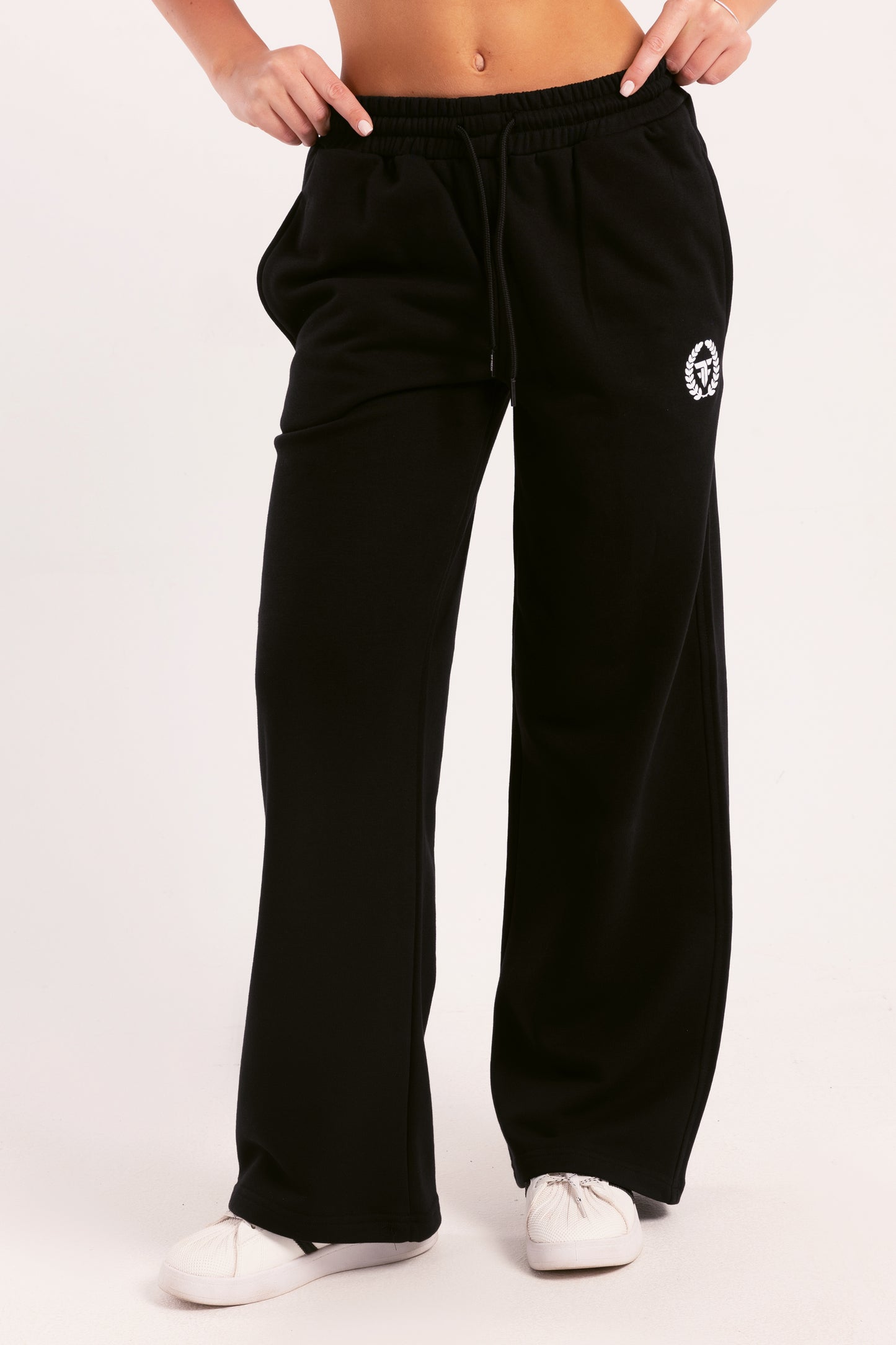Black Elite Crest sweatpants