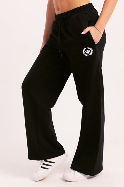 Black Elite Crest sweatpants - bottom