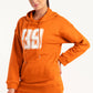 Burnt Orange Ninety-Nine Oversized Hoodie