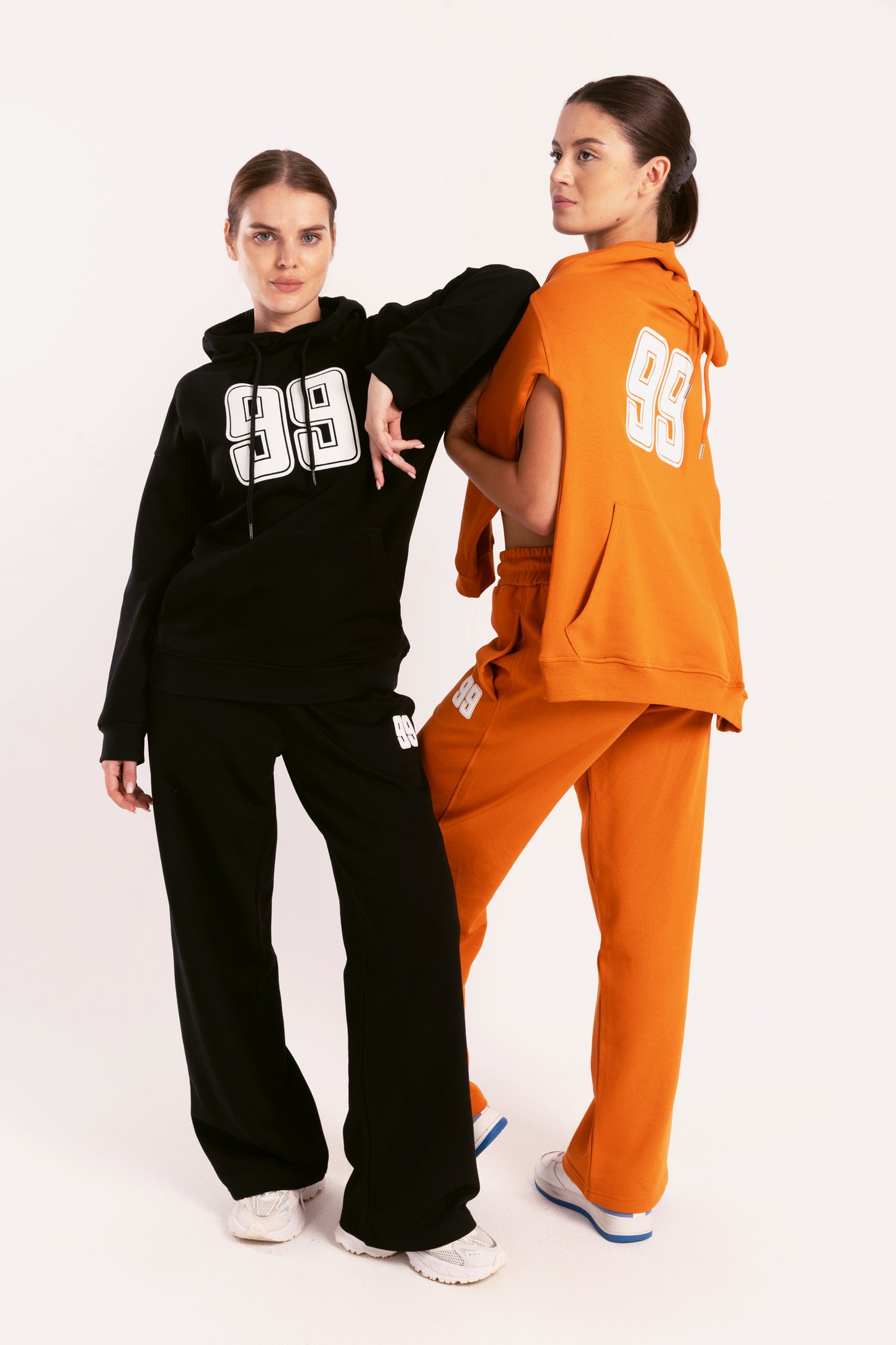 Black Ninety-Nine Oversized Hoodie