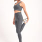 Dark Gray Heather Molded Cup Sports Bra