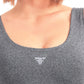 Dark Gray Heather Molded Cup Sports Bra