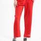 Classic Slit Sweatpants In Red