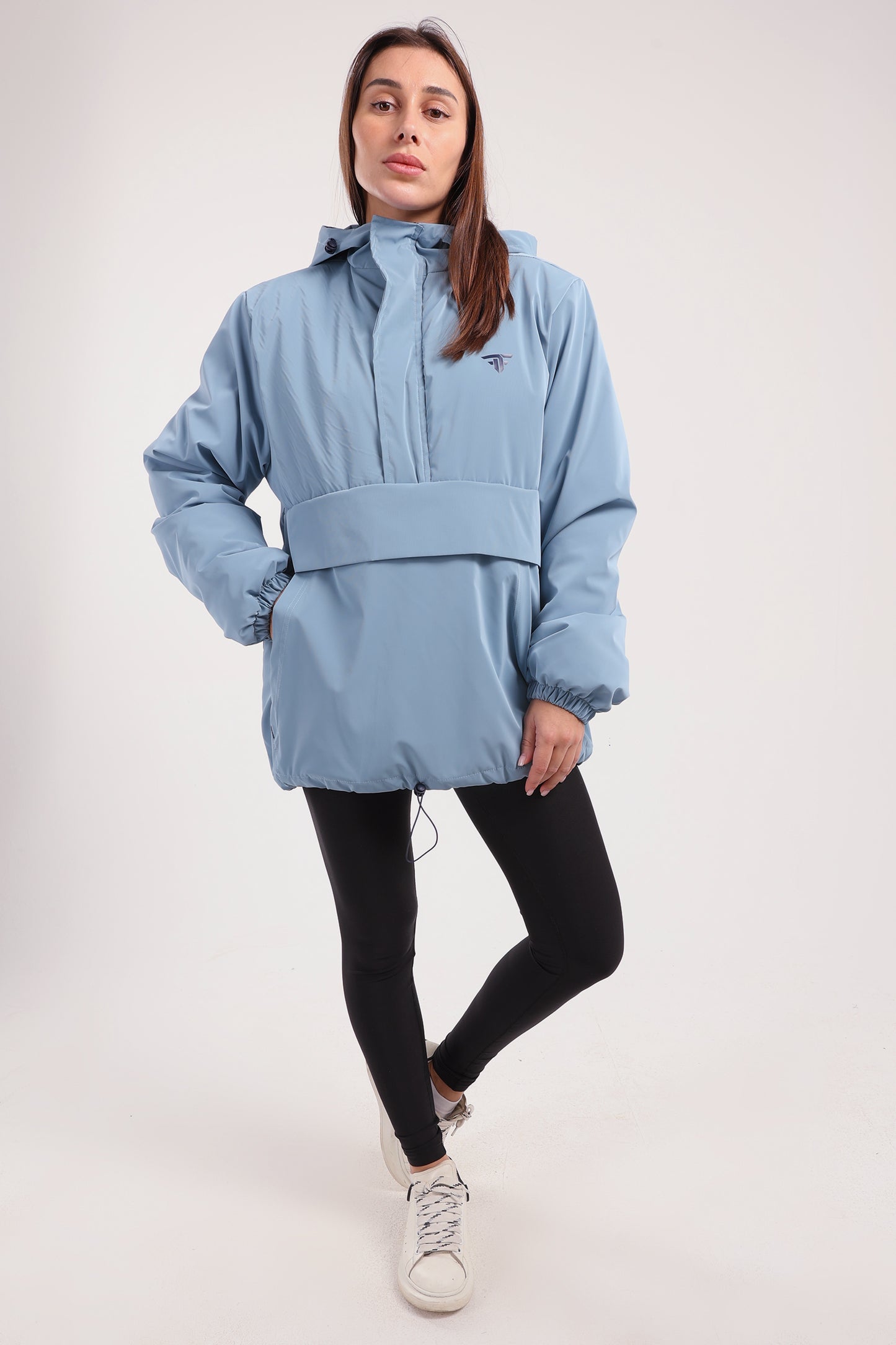 Baby Blue Cloud Zip Up Hoodie