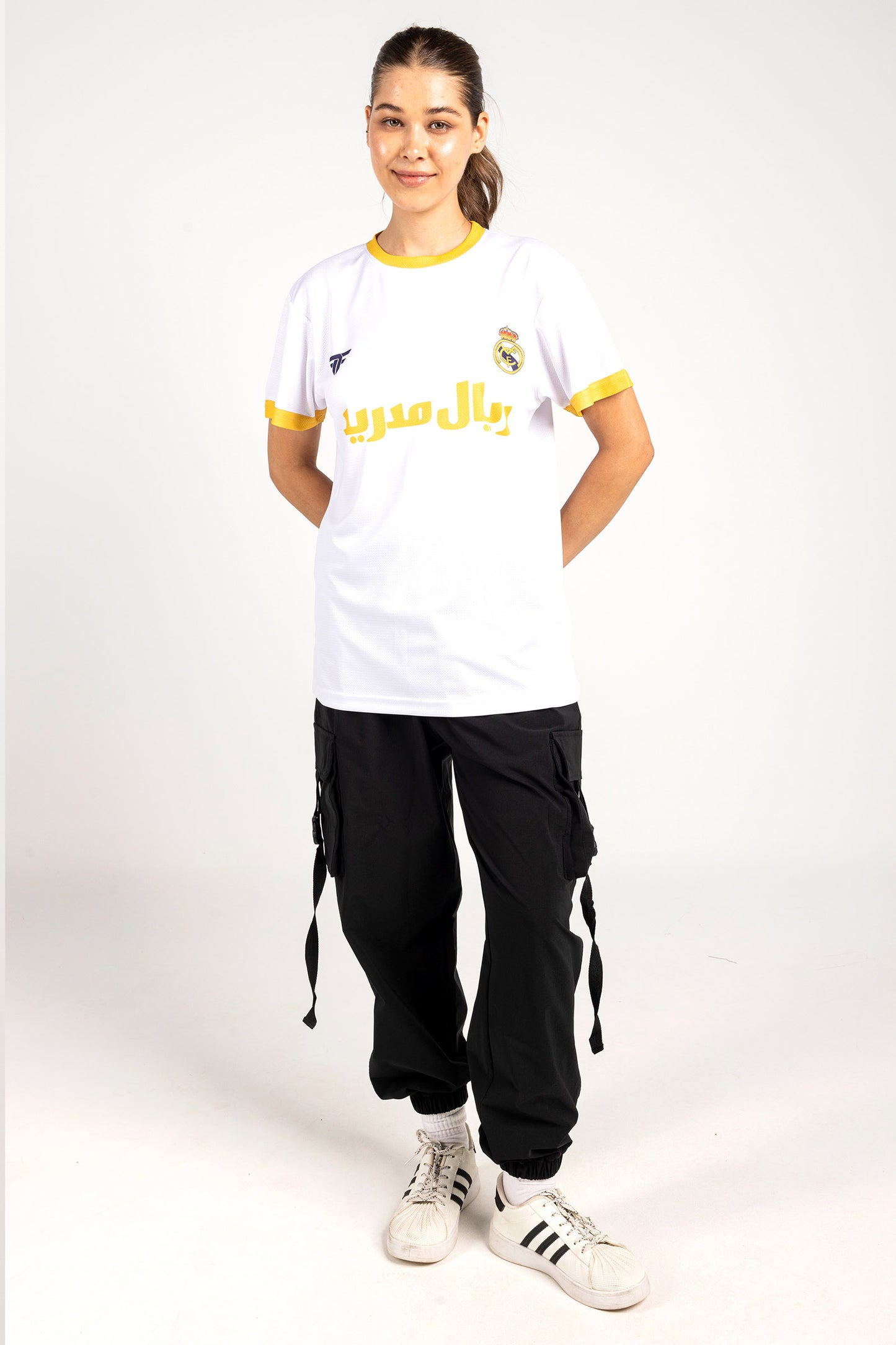 Real Madrid Royal White Closed Mesh