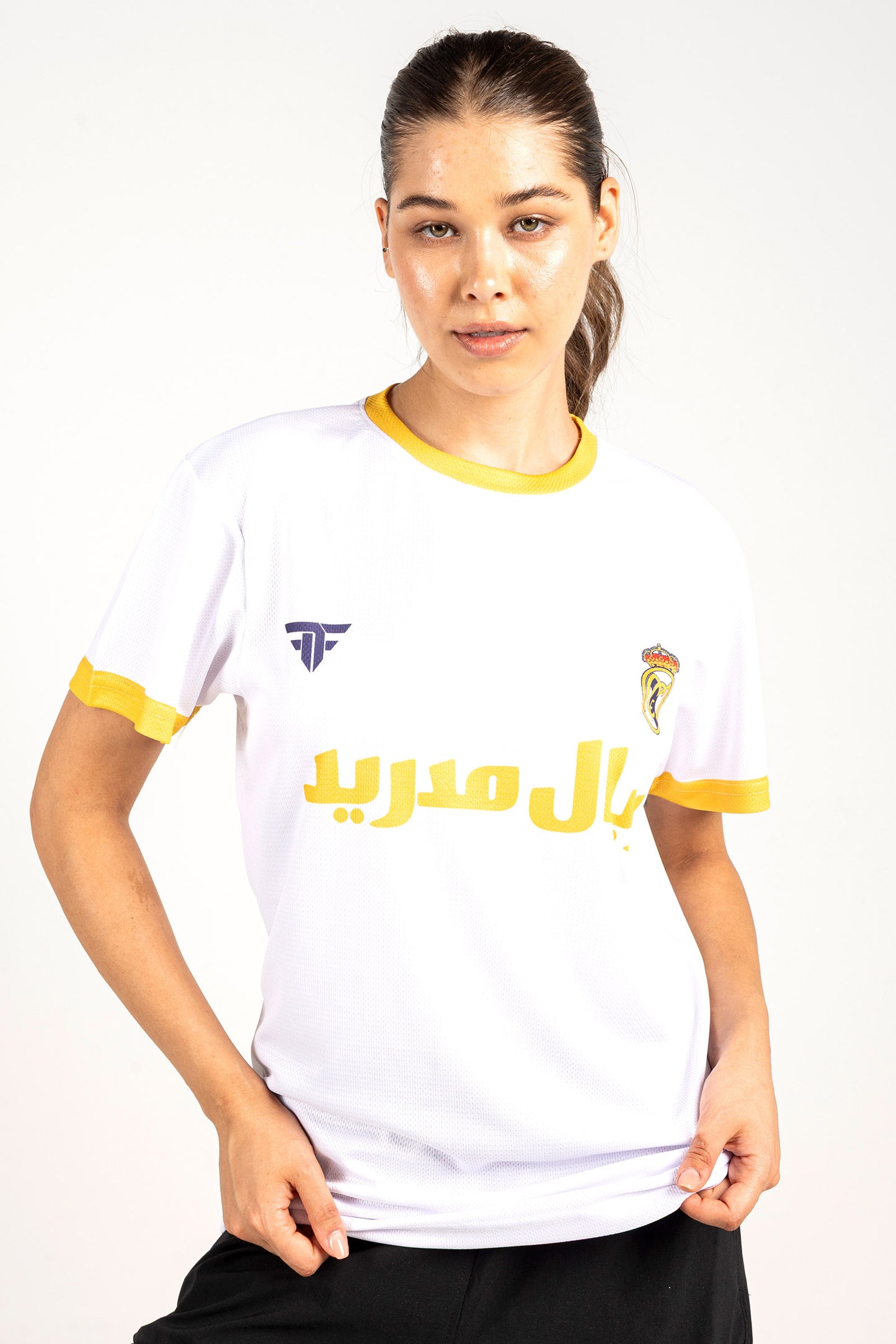 Real Madrid Royal White Closed Mesh