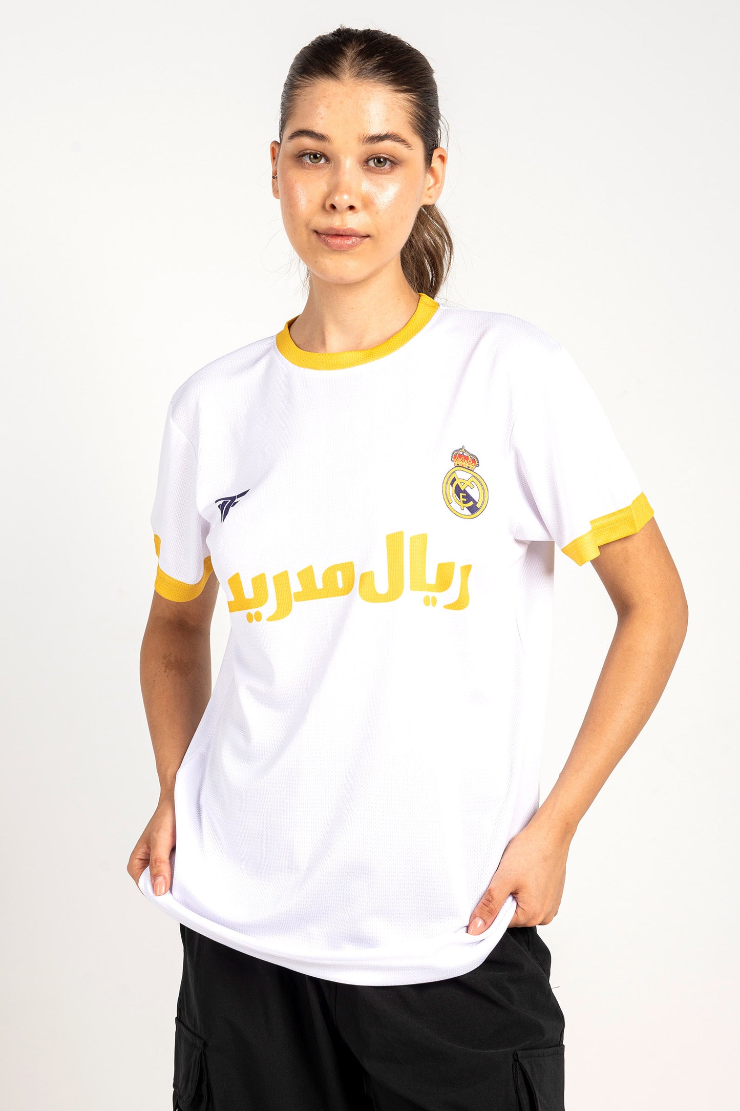 Real Madrid Royal White Closed Mesh