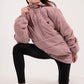 Pink Cloud Zip Up Hoodie