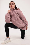 Pink Cloud Zip Up Hoodie