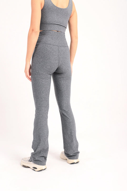 Dark Gray Yoga Flare Pants