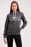 Planets Print Hoodie