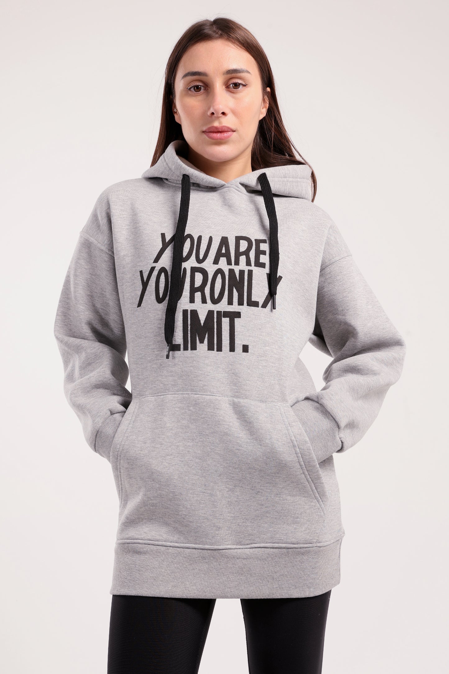 No Limit Print Hoodie